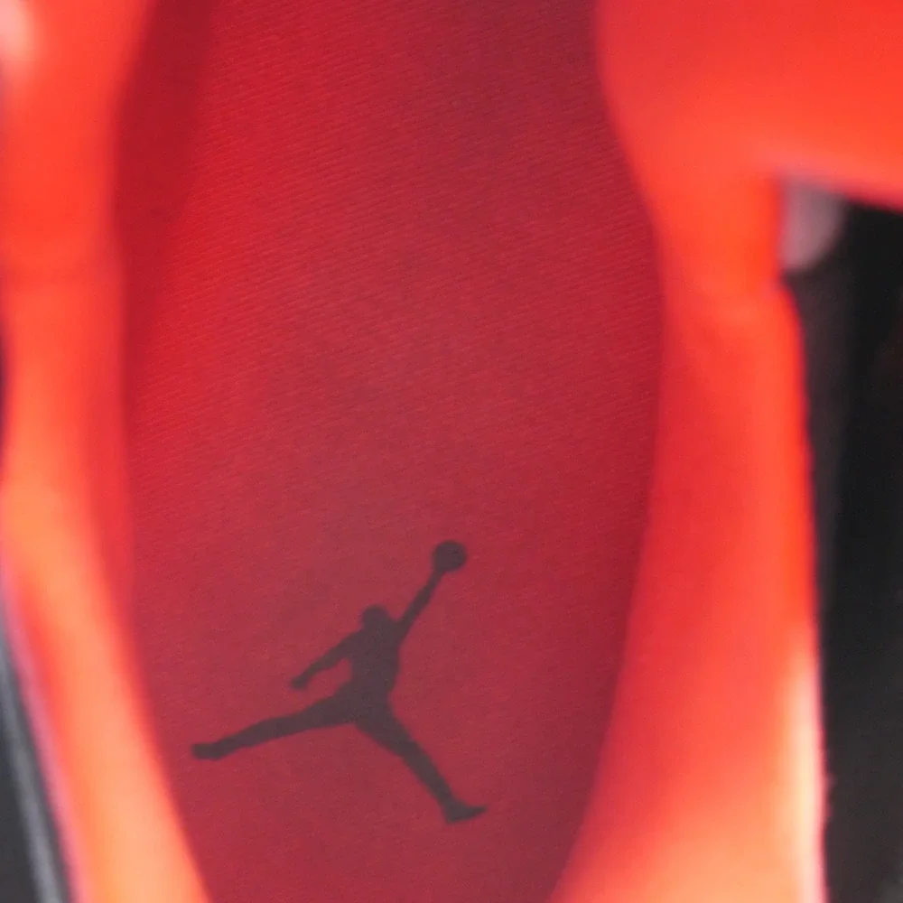 Nike Air Jordan 7 Retro Black Patent Gloss Crimson 313358-006 Women Size 12